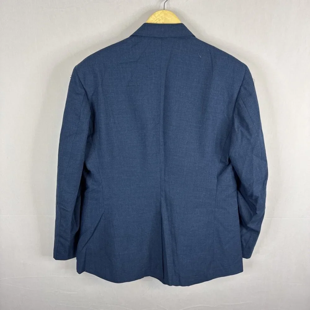 1986 RCAF Blue Dress Uniform Jacket Canada Gold Buttons 65% Wool Airforce Men 44